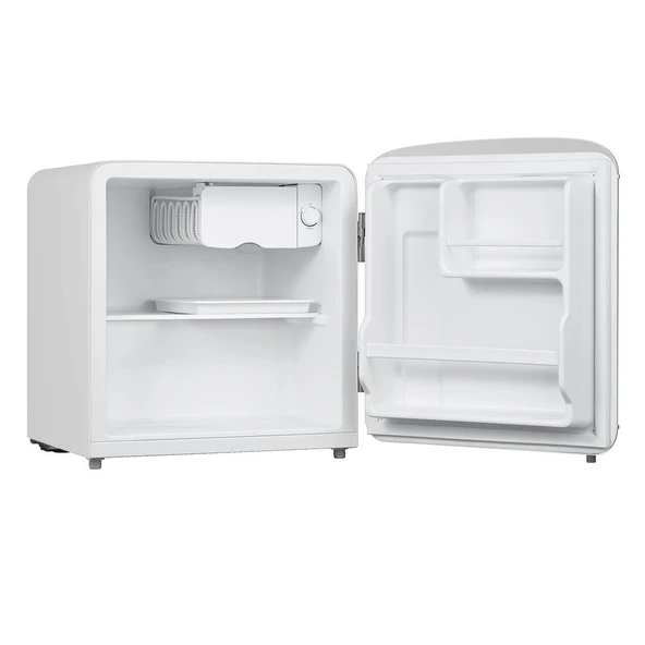 Dijitsu DB80RWH Retro Beyaz Mini Buzdolabı - 2
