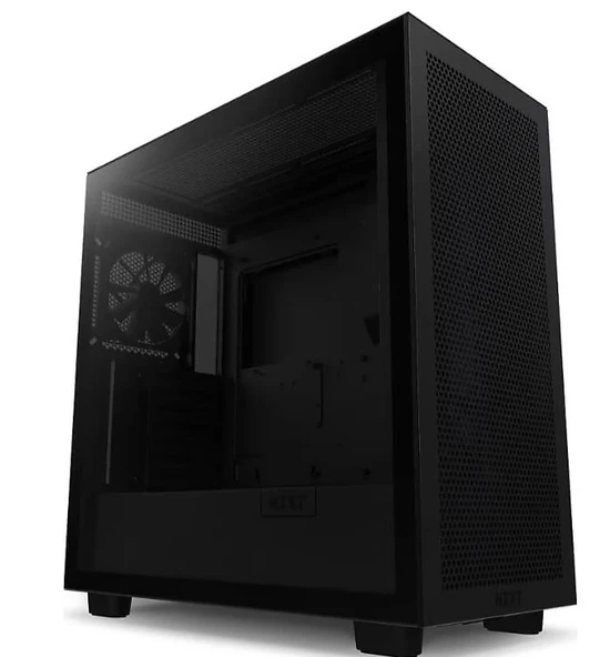 NZXT H7 Flow CM-H71FB-01 Fanlı Siyah ATX Oyuncu Kasası