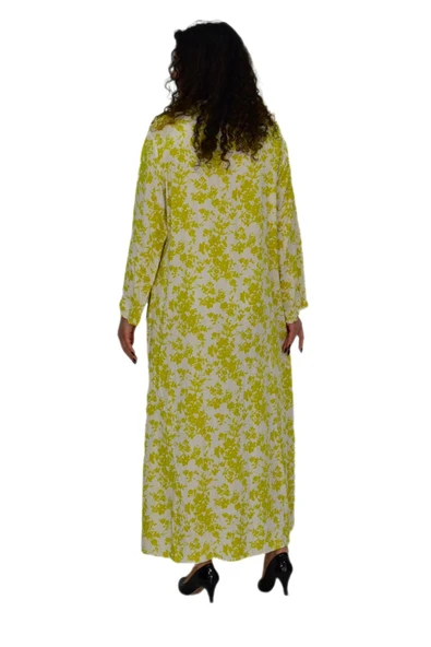 Kadın Çift Cep Kapaklı Elbise BGL-ST04640 - Resim 10