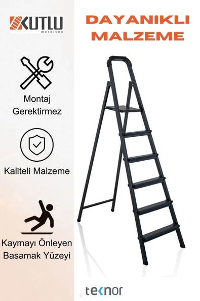 Teknor Kutlu 5+1 Metal Merdiven - 3