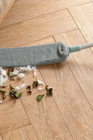 Sihirli Mikrofiber Başlıklı Girintili Yüzey Dip Köşe Raf Temizleme Mopu Toz Alma Fırçası - 3