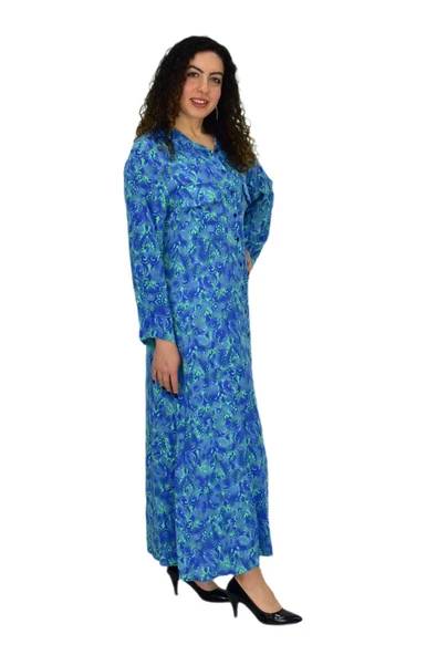 Kadın Çift Cep Kapaklı Elbise BGL-ST04640 - Resim 4