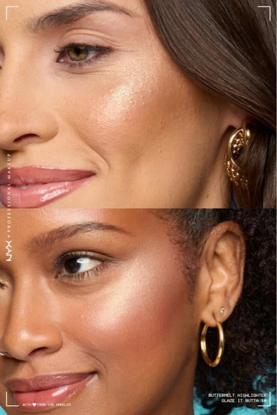 Buttermelt Highlighter Kremsi Pudra Aydınlatıcı - 10 Glaze It Butta - 3