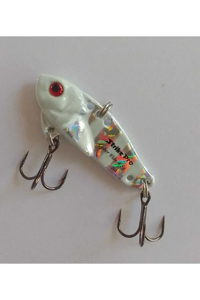 Strike pro 3.5 CM VİBRASYON JİG YEM GLOW SIN051L (GLOW ZEBRA) - 2