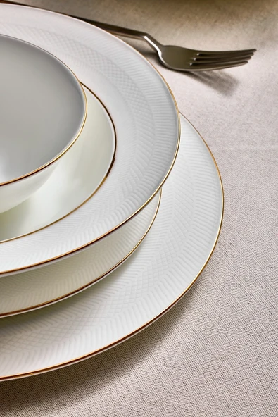 Aryıldız Ardini 60 Parça Porselen Yemek Takımı Ar262375 - Resim 4