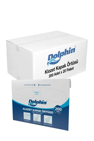 Süpertrend  Dolphin Klozet Kapak Örtüsü 200 Adet X 20 Paket (koli)