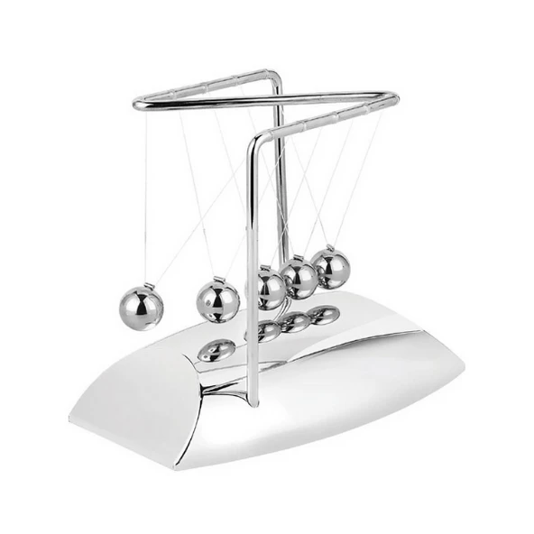 Giftzen Masaüstü Metal Süs Denge Topları 5 Top ZG