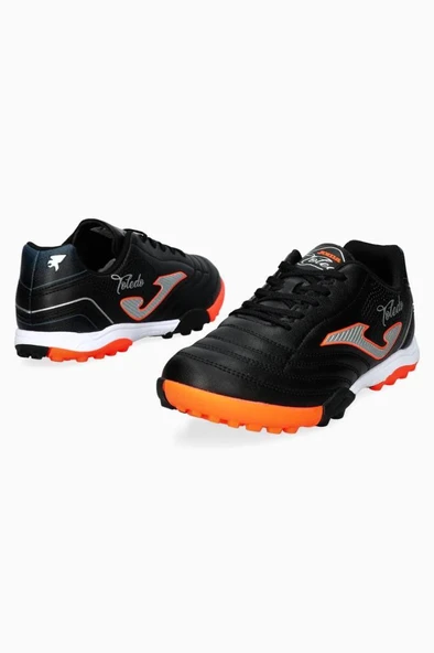 Joma Toledo JR 201 Back Turf TOJS2401TF Siyah Çocuk Halı Saha Ayakkabı - 2