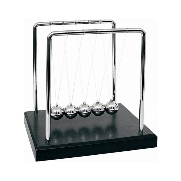Giftzen Masaüstü Metal Süs Denge Topları 5 Top