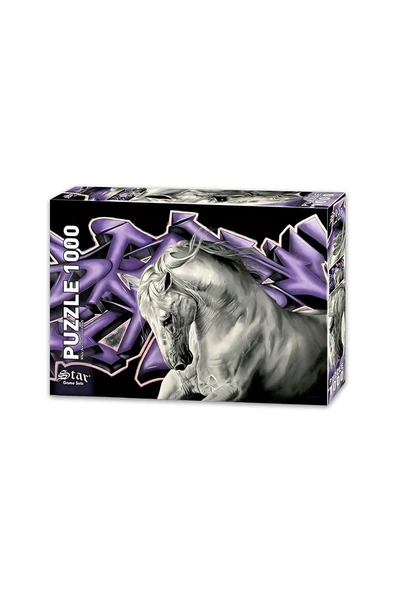 Süpertrend 1000'LİK PUZZLE BEYAZ AT - 3