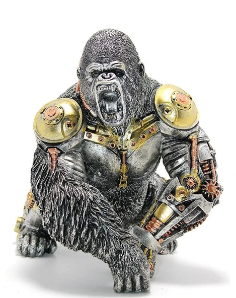 Süpertrend Steampunk Polyester King Kong Figürü Alk2457