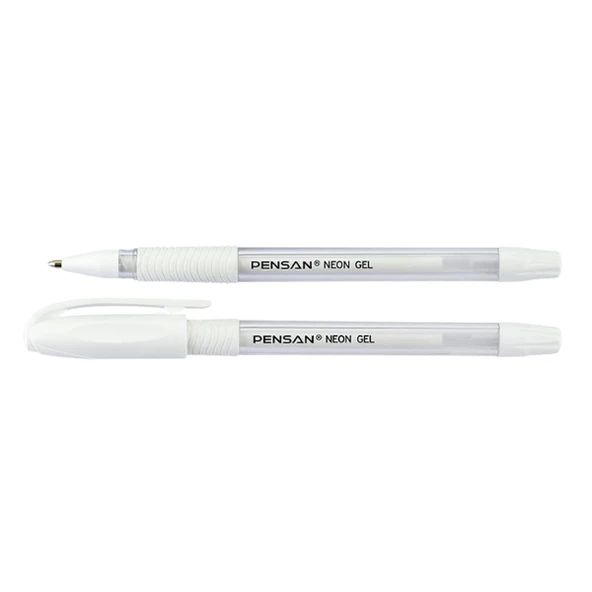 Pensan Neon Jel Kalem 1 Mm Beyaz