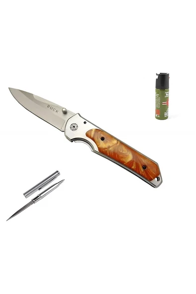 Süpertrend Kişiye Özel Buck Çakı Yakut DA87 22,5 CM