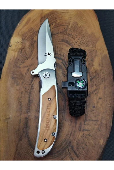 Süpertrend Kamp Outdoor Browning 21 cm Avcı Çakı Seti