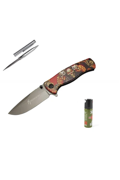 Süpertrend Kişiye Özel Browning Kurukafa Çakı X79A 20.5 CM