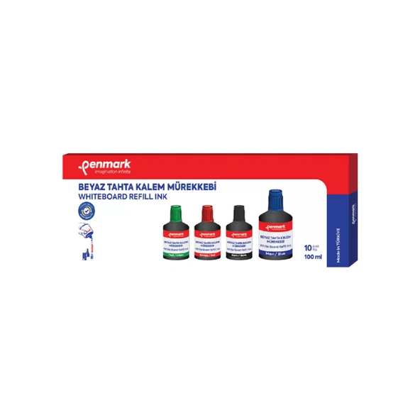 Penmark Beyaz Tahta Kalemi Mürekkebi 100Ml Siyah