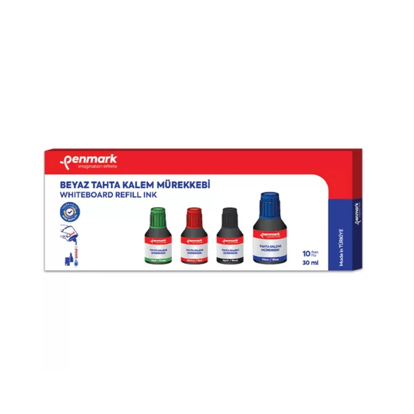 Penmark Beyaz Tahta Kalemi Mürekkebi 30Ml Siyah - 2