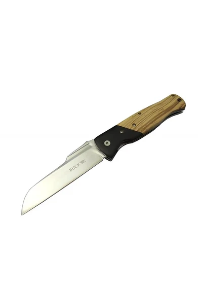 Süpertrend Kişiye Özel Buck Çakı Ahşap BK-016ZBR-23 CM SCK2024591187 - 3