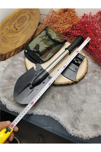 Süpertrend 43 cm Çelik Balta Kürek Testere Bıçak Seti Kılıflı Yanında Çakmak Hediyeli…