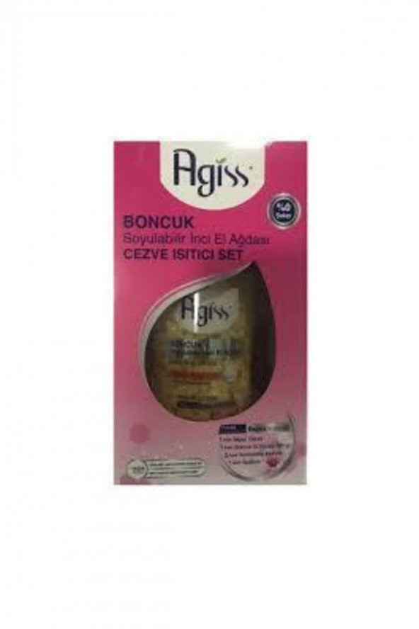 Agiss Boncuk İnci El Ağdası Cezve Hediyeli 220 gr