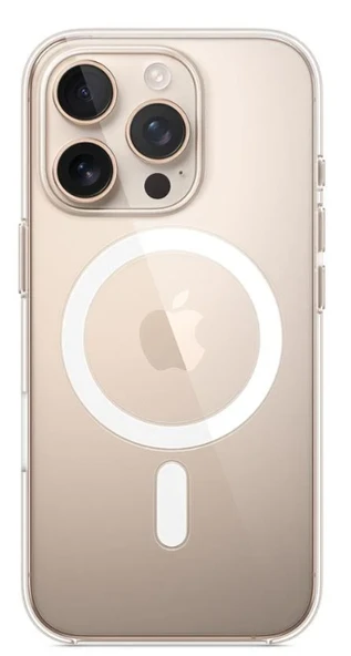Apple iPhone 16 Pro MagSafe Şeffaf Kılıf