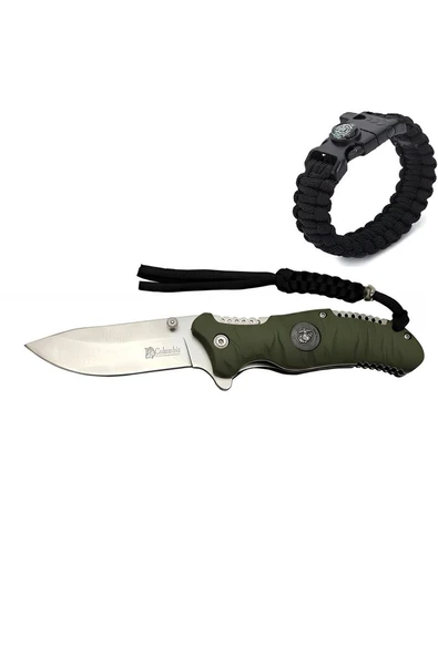 Kruvazör Columbia İsme Özel Tactical Çakı İpli FST-3010-A 21 CM
