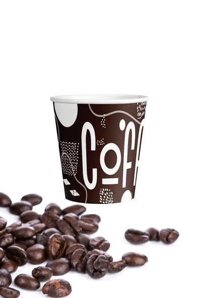 Süpertrend  Roll-up Türk Kahvesi Ve Espresso Karton Bardak 4oz 10lu