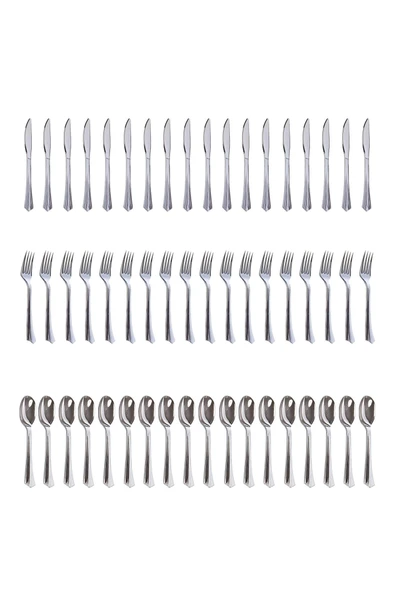Süpertrend  Roll-up 54 Parça Metal Görünümlü Plastik Çatal Bıçak Kaşık Set - 2