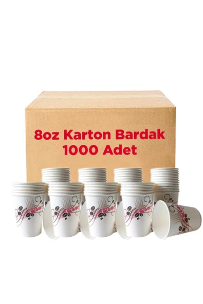 Süpertrend  Rol-up 8oz Karton Bardak 1000li (koli)