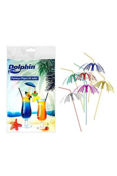 Süpertrend  Dolphin Palmiye Pipet 50li