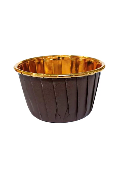 Süpertrend  Dolphin Muffin-kek Kapsülü Kahverengi-altın 25li - 3