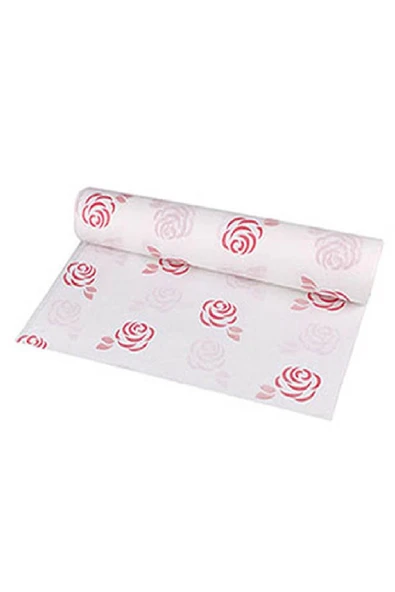 Süpertrend  Roll-up Çiçek Desenli Rulo Kağıt Masa Örtüsü 100cmx120cm 80 Yaprak