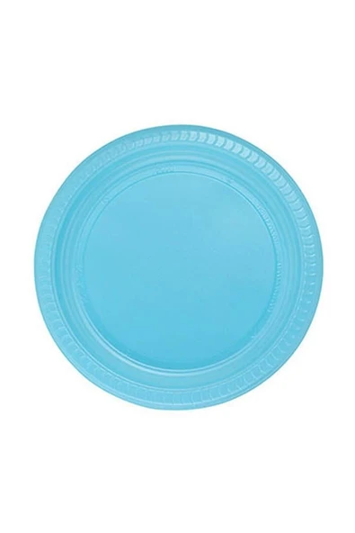 Süpertrend  Roll-up Plastik Tabak Açık Mavi 22cm 25li