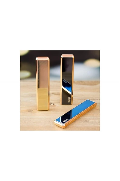 Süpertrend Kişiye Özel SİYAH ALEVSİZ ŞARJLI USB KIZAKLI ÇAKMAK - 2