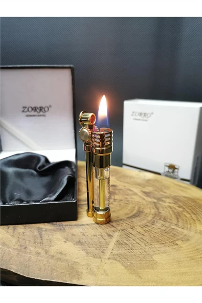Süpertrend Kişiye Özel Gold Renk Benzinli Pirinç Gövde Çakmak SCK87458940 - 3