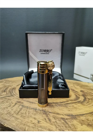Süpertrend Kişiye Özel Füme Renk Benzinli Pirinç Gövde Çakmak ZR0096033 - 2