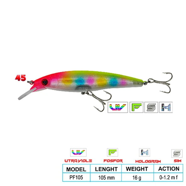 Wily DEEP DIVER CL:45 105mm 16gr Floatıng 0-1.2 m