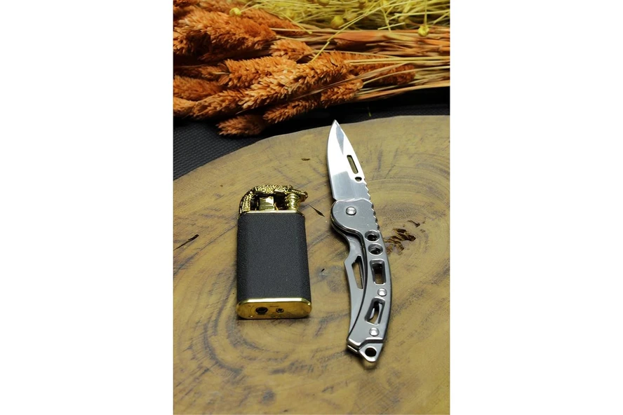 Süpertrend Ejderha Çakmak ve 16 cm Alaska Çakı Set