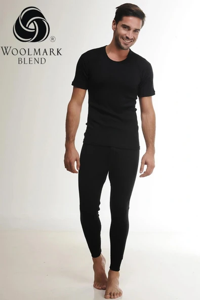 Hasyün 4001 Erkek Siyah Uzun Yün Don