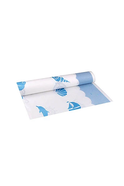 Kruvazör  Roll-up Rulo Kağıt Masa Örtüsü Marin Desenli 100 X 150cm 16 Yaprak