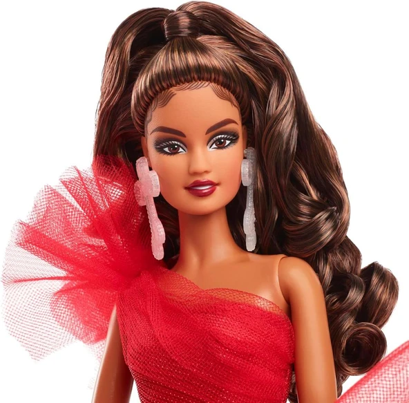 Mattel Barbie 2024 Mutlu Yıllar Bebegi Latin 3 HRM63 - 2