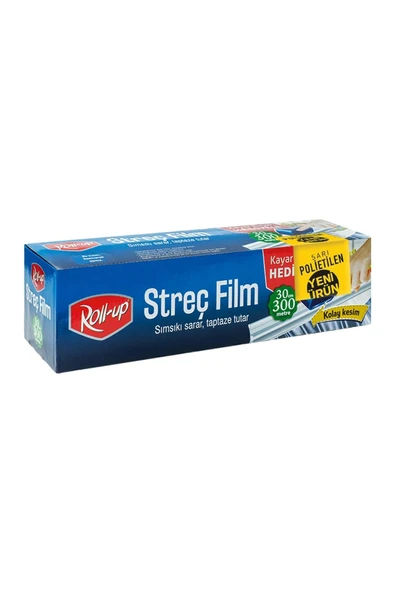 Süpertrend  Roll-up Sarı Pe Streç Film 30 Cm X 300m 8mic