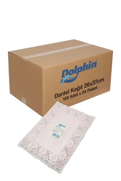 Süpertrend  Dolphin Dantel Kağıt 26cm X 37cm 100 Adet X 24 Paket Koli