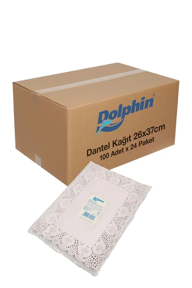 Süpertrend  Dolphin Dantel Kağıt 26cm X 37cm 100 Adet X 24 Paket Koli - 3