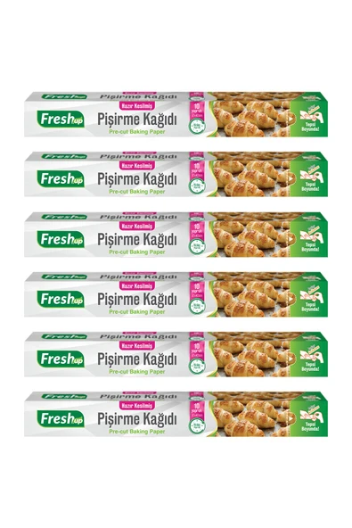 Süpertrend  Fresh-up Kesilmiş Pişirme Kağıdı 37cm X 42cm 10 Yaprak X 6 Paket
