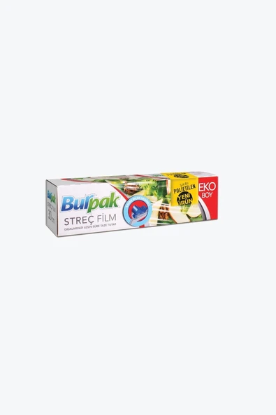 Süpertrend  Burpak Sarı Pe Streç Film 30 Cm X 166 M 8mic (kayar Bıçak Hediyeli)