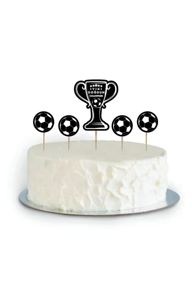 Süpertrend Champion Siyah Beyaz Cupcake Süsü