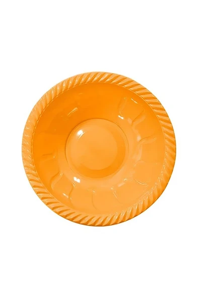 Süpertrend Turuncu Plastik Yuvarlak Kase