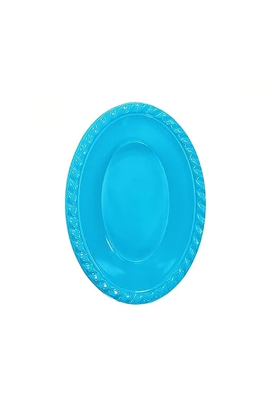 Süpertrend Turkuaz Plastik Oval Kase
