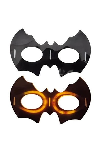 Süpertrend Yarasa Glow Stick Parti Maske - 2